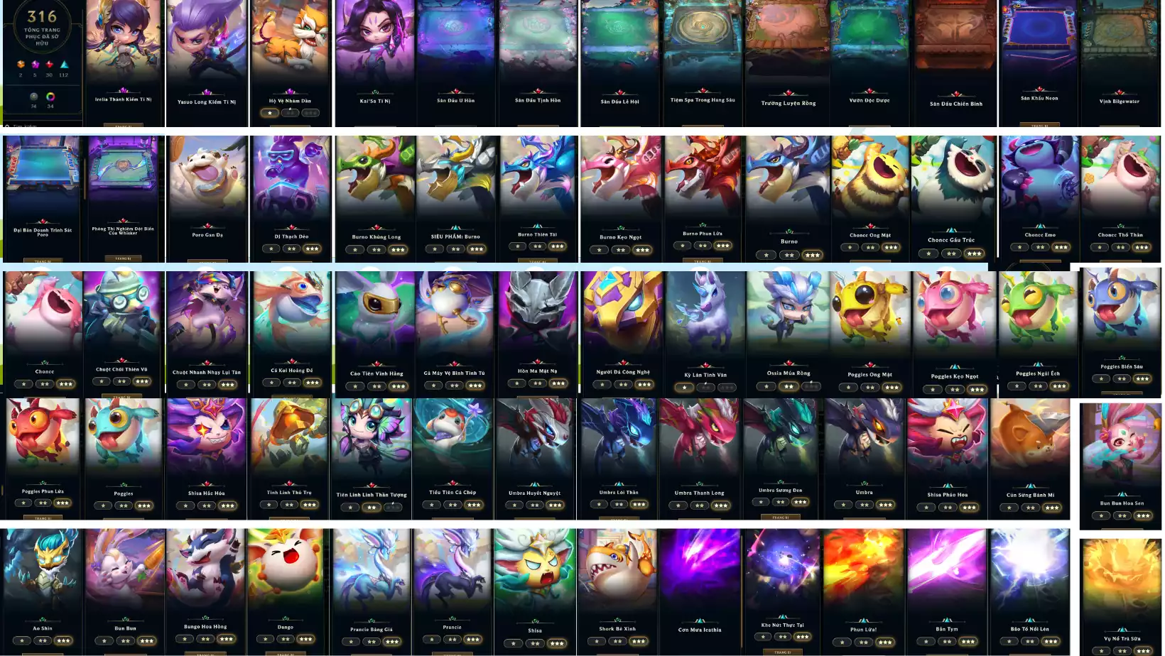 Ảnh ACC CHUYÊN TFT VÀ 5VS5 IRELIA THÁNH KIẾM VÀ YASUO HUYỄN LONG,HỘ VỆ NHÂM DẦN VÀ KAISA  TÍ NỊ 11 SÂN ĐỎ 55 PET 3 SAO 99 CHƯỞNG LỰC 316 SKIN 2 HH 30 ĐỎ 112 SỬ THI LV 247 35 ĐA SẮC  UNLRANK ALL KHUNG CAO THỦ MÙA TRC CÒN ĐỔI TÊN